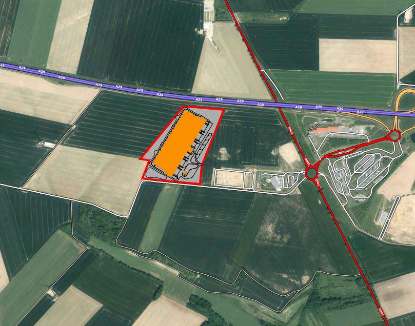 Entrepôt classe a Croixrault 37441m² Location entrepôt classe a Croixrault Somme OLLOG2318198 3